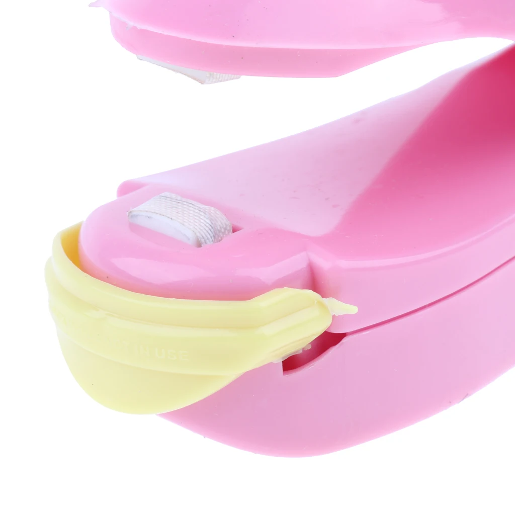 Durable Portable Mini Heat Sealer Sealing Machine For Bath Ball Shrink Wrap Bag Pouch Pink