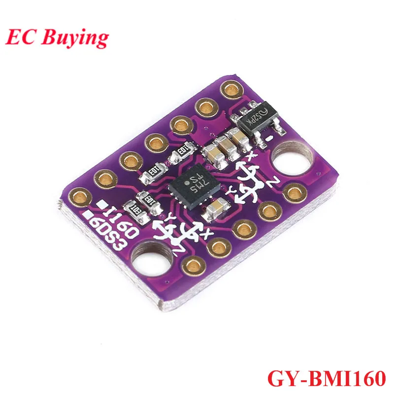 BMI160 GY 6 Axis 6DOF Rate Gyro Gravity модуль датчика акселерометра IIC I2C SPI протокол связи 3