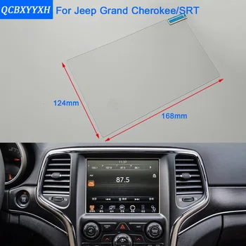 

Car Styling 8.4 Inch GPS Navigation Screen Steel Protective Film For Jeep Grand Cherokee SRT Control of LCD Screen Car Sticker