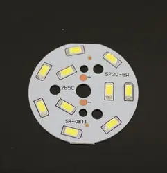 5 Вт Patch 48 мм LED 5730SMD 450-500LM лампа опорная плита с алюминиевой пластиной для лампы глобус X10