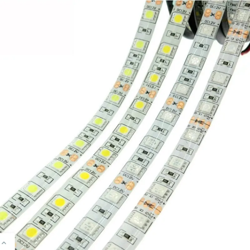 Светодиодная лента 5050 DC12V 60 светодиодный s/m 5 м/лот гибкий светильник RGB RGBW RGBWW