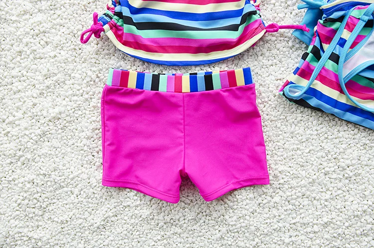 Новинка года, детский танкини из двух предметов для девочек, купальный костюм летняя спортивная одежда для плавания для детей милая пляжная одежда для купания с рисунком