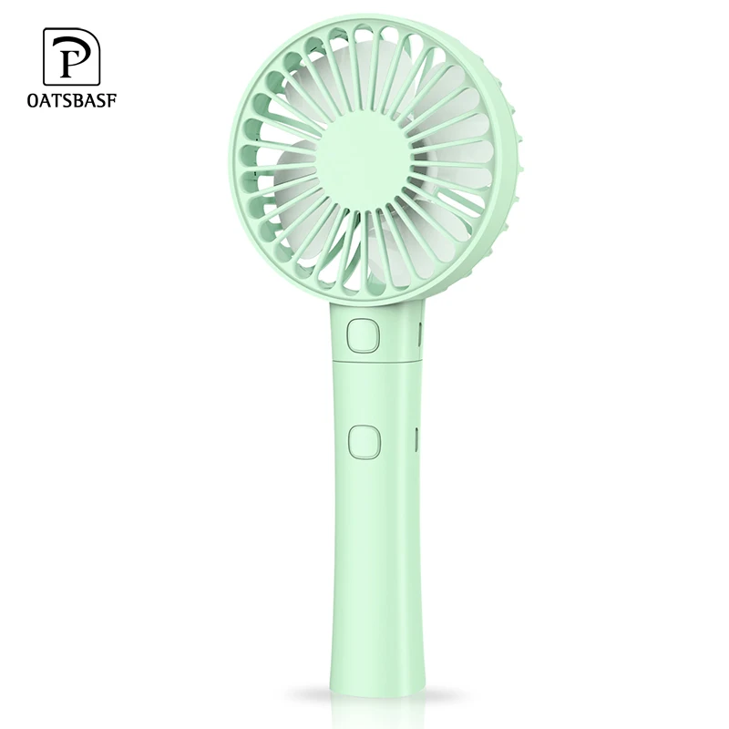 

Oatsbasf USB Fan 3-Speed Adjustable Portable Mini Fan Hand Fans Rechargeable Built-in Battery 2000mAh Rechargeable Micro USB Fan