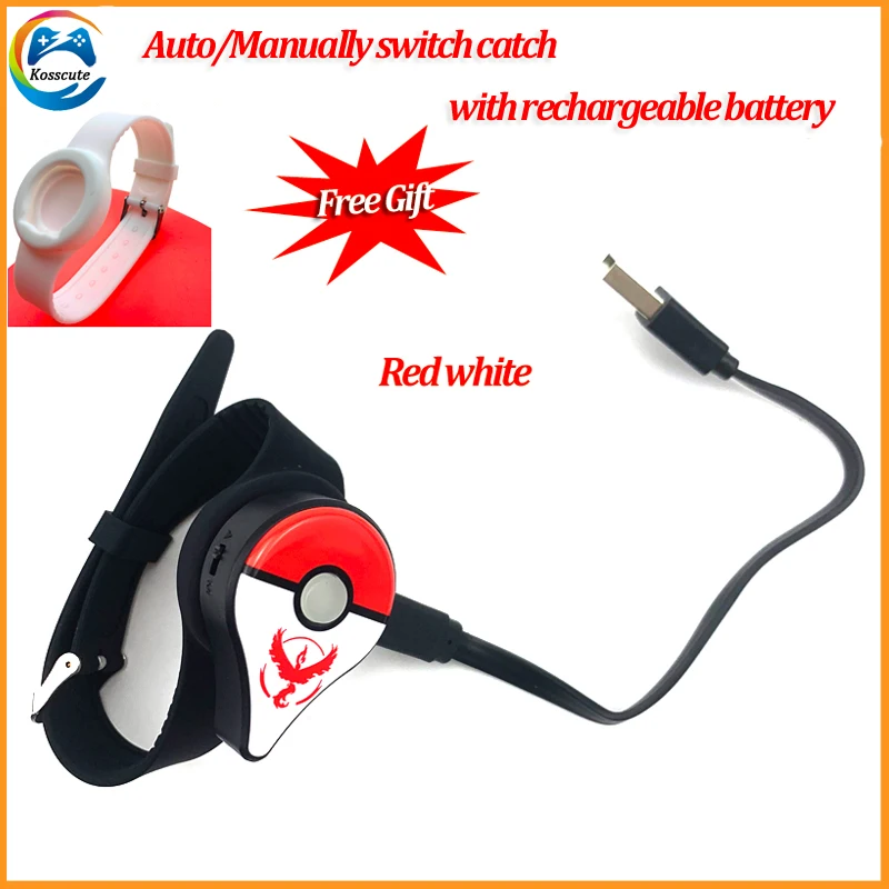 

1PCS Bluetooth Wristband Bracelet Watch for Pokemon GO Plus Accessories for Nintendo Balls Smart Wristban for PokemonGO Plus+USB
