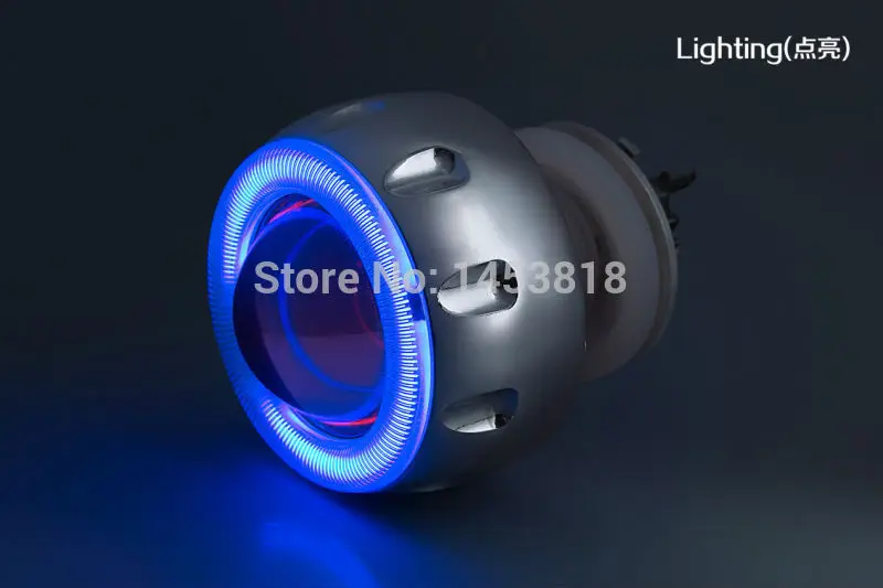 

2.0ABC 35w 2 inch Motorcycle Hid Projector Lens Headlight Kit 6000k 4300K Blue Green Red Yellow White CCFL Angel Eye