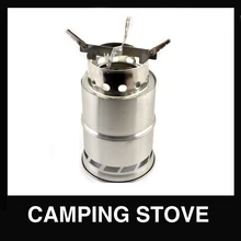 Foldable stainless steel wood stove for outdoor Camping