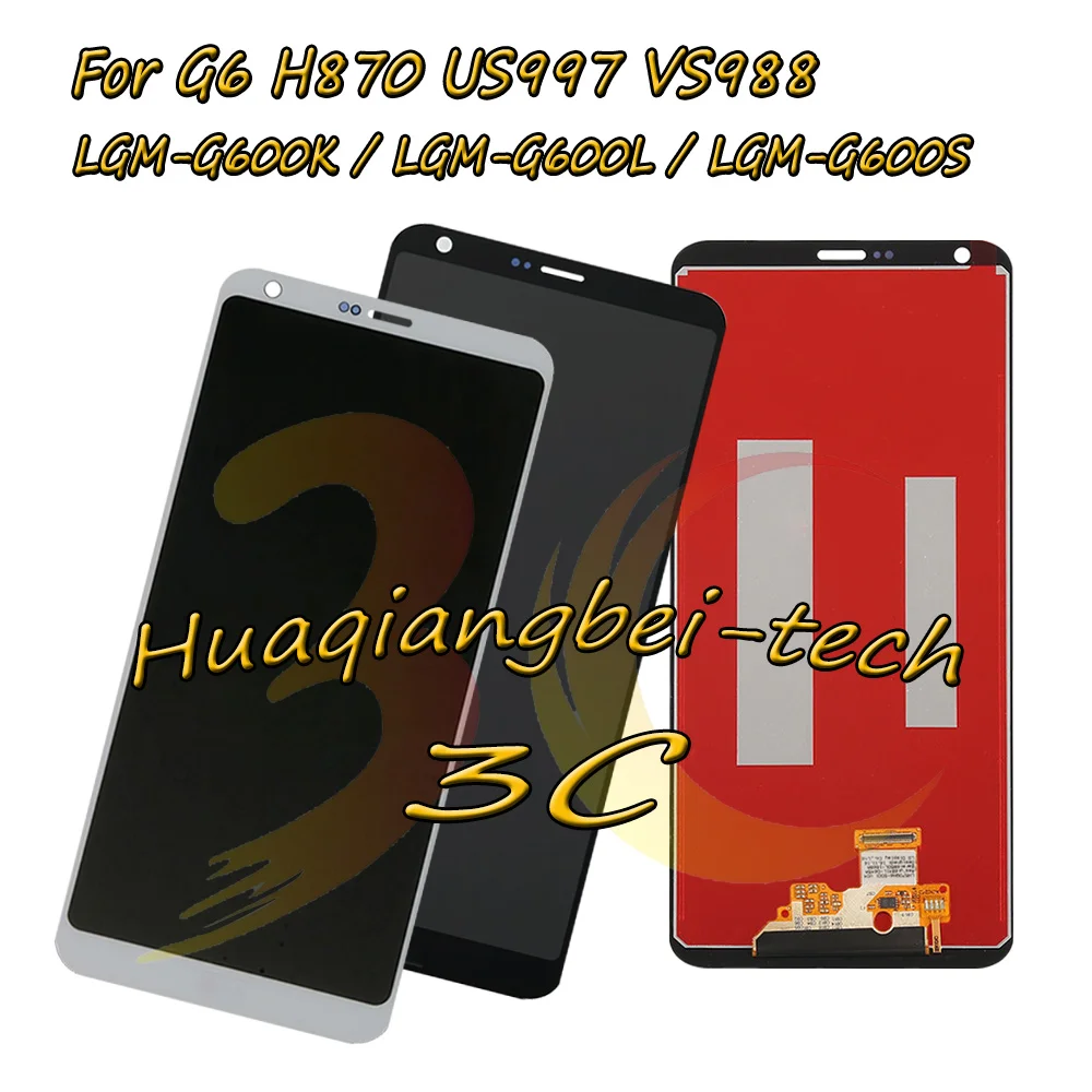 

5.7'' New For LG G6 LGM-G600K LGM-G600L LGM-G600S LG-H870 H870 US997 VS988 Full LCD DIsplay + Touch Screen Digitizer Assembly