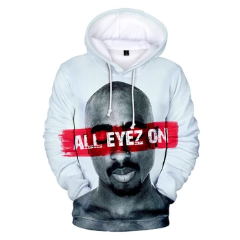 

hot Rapper 2Pac fans 3d Print Hoodies sweatshirt in Men/Women Harajuku Outwear high street Women's hip hop popular fashion tops