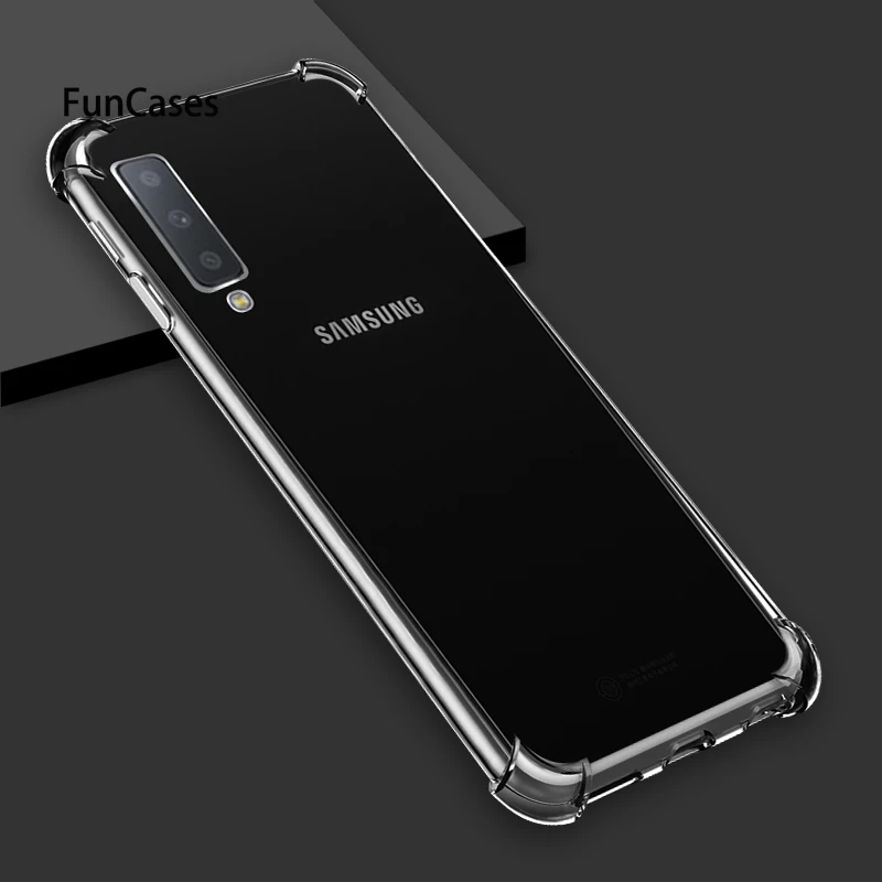 Противоударный прозрачный силиконовый чехол для Galaxy M20 S10E S10 S9 S8 плюс S7 S6 край Капа