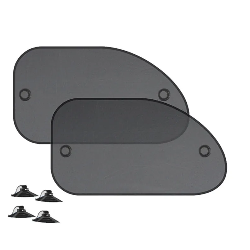 

New Arriving 2Pcs Car Rear Window Side Sun Shade Black Cover Block Static Cling Visor Shield Dropship #0927