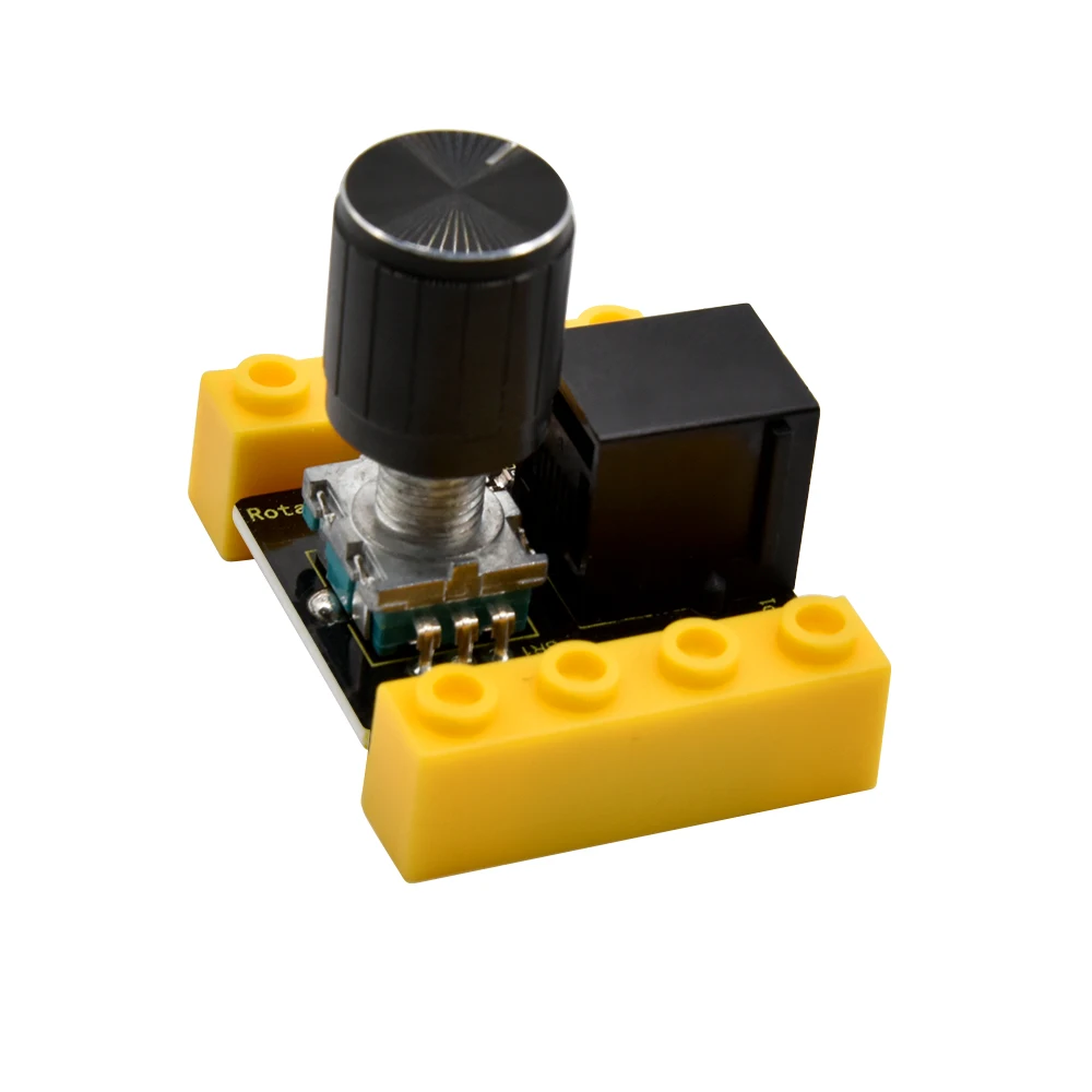 

kidsbits Blocks Coding Rotary Encoder Module for Arduino STEAM EDU (Black and Eco-friendly)