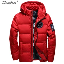 New Brand Winter Jacket Men 90% White Duck Down Jacket Thick Keep Warm Men Down Jacket Fur Collar Hooded Down Jackets Coat Male new winter outdoor trekking white duck down jacket men hooded outwear duck down coat breathable hiking camping sports jackets