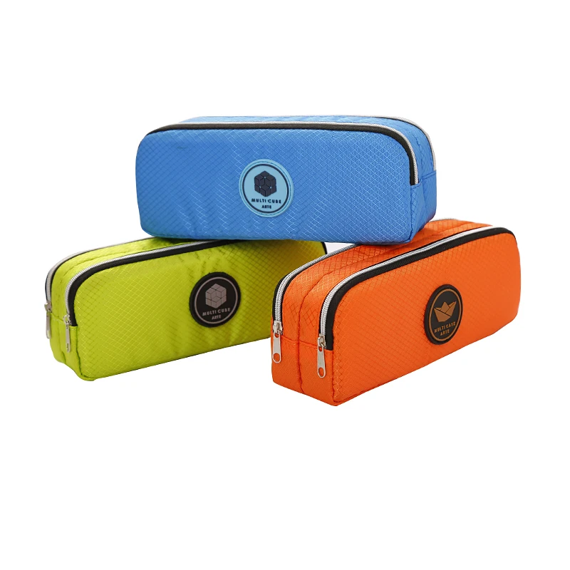 

TOPSTHINK pencil case solid color school stationery waterproof fabric pencil bag