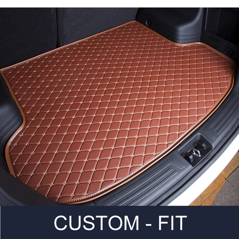 

Car trunk mat for Chrysler Sebring 300C PT Cruiser Grand Voyaer fit Hummer H2 for SWM X3 SWM X7 PU leather Car carpet