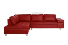 Cowhide Leather Sofa L-shaped Sofa Thick-skinned European Size Apartment Living Room Corner Sofa