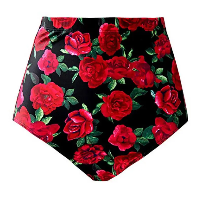 Women's High Waist Swimsuit Bikini Bottoms Tankini Bottom Swim Shorts Plus Size