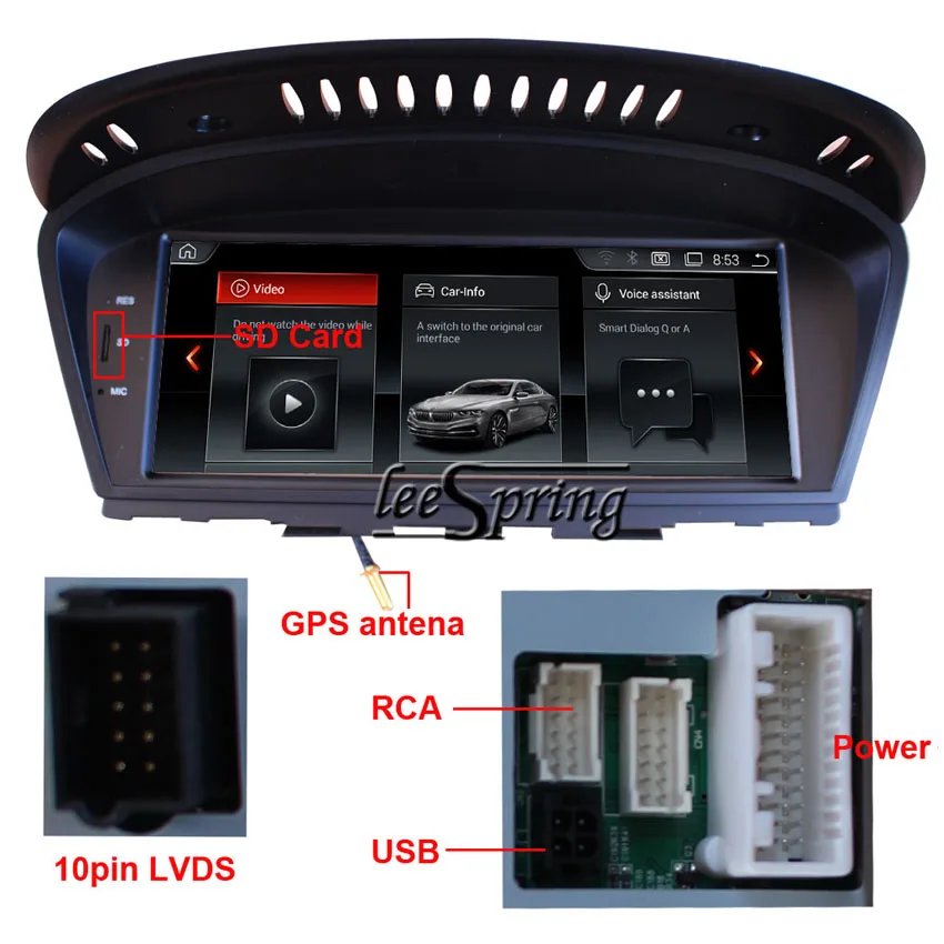 Flash Deal 8.8"Touch Android 7.1 system GPS navigation for BMW 5 series E60 E61 E63 E64(2003-2010) Car Multimedia Player 2G RAM 32G ROM 0