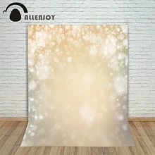 Allenjoy photo background Golden stars bright beautiful snow bokeh baby photographic camera backgrounds for photography