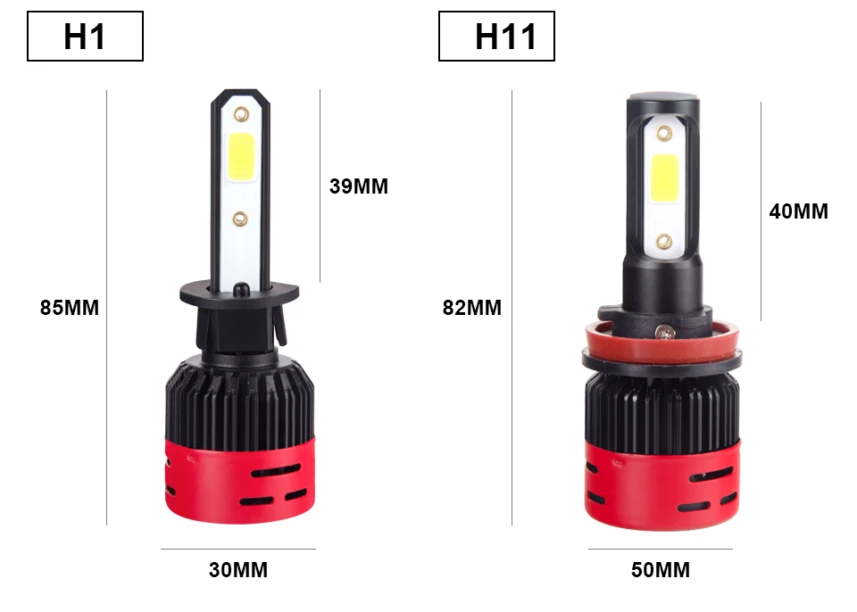 AmmToo H7 светодио дный H4 автомобиль свет H11 Luces светодио дный Para Авто 9012 H1 H3 HB3 HB4 туман лампа 72 Вт 8000LM Авто 4300 К 6500 К лампы для Kia Peaugeot