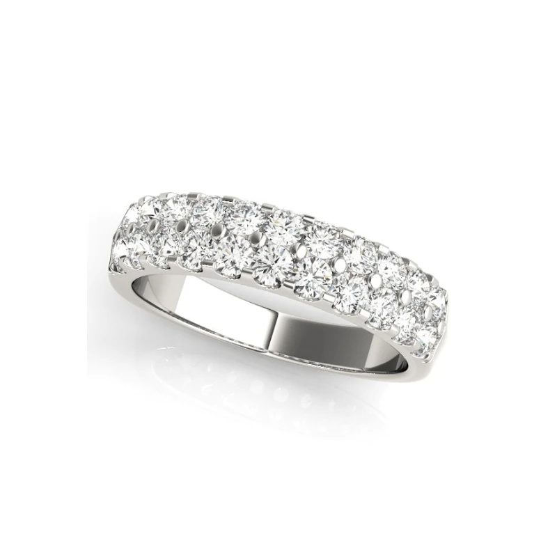 

LESF Vintage Genuine 925 Sterling Silver Finger Ring Set & Clear CZ Multiple layers Ring for Women Wedding Jewelry