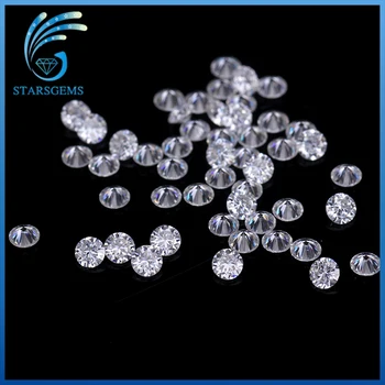 

130pcs 1.2mm and 30pcs 1.5mm D Color VVS1 Clarity Round Brilliant cut Small size Loose Moissanites Stones
