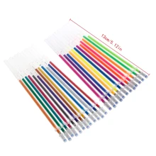 36 цветов 0,38 мм гелевые чернила Сменные стержни для ручек для блестящих неоновых канцелярские принадлежности