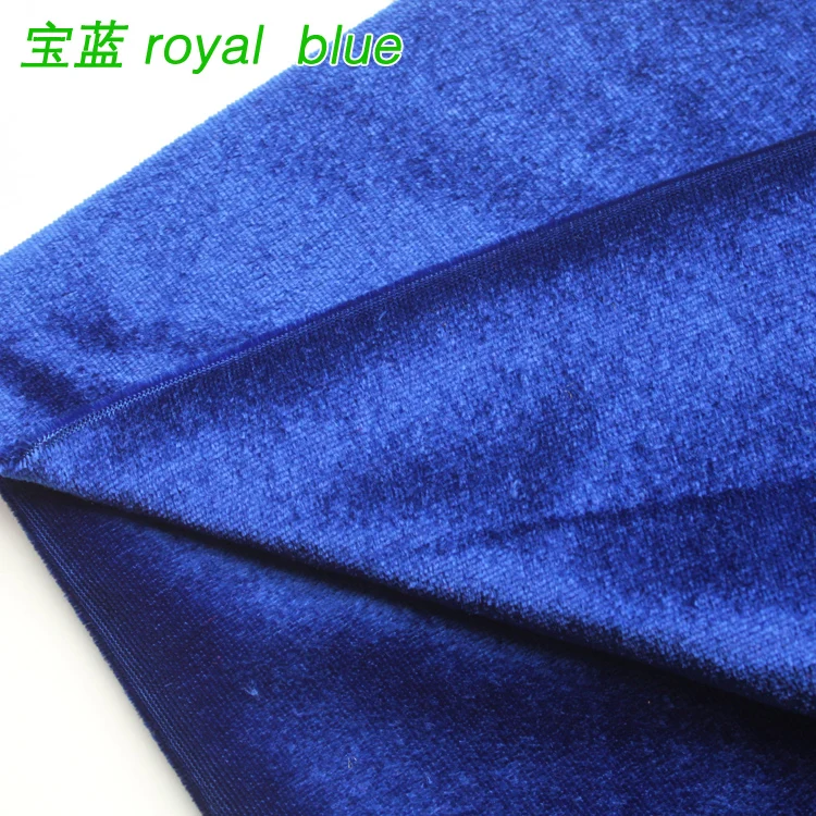 

Royal Blue Silk Velvet Fabric Velour Fabric Pleuche Fabric Table Cloth Table Cover Curtain Fabric Sold By The Yard
