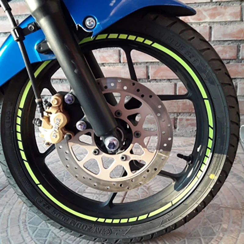 17 18 Inch Motorcycle Wheel Stickers Waterproof Rim Stripe Tape Scooter Bike Tire Decoration for Honda/Suzuki