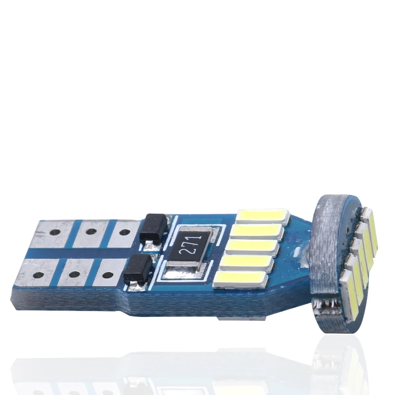 Стайлинг автомобиля W5W светодиодный T10 4014 15SMD автомобильные лампы 168 194