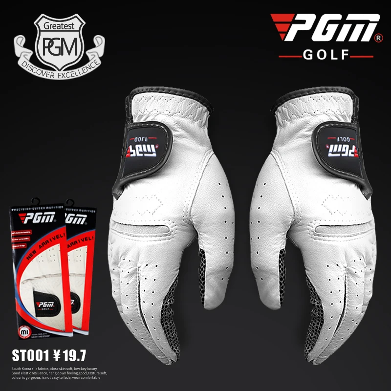 Genuine Leather Golf Sportswear Glove Left and Right Hand Male