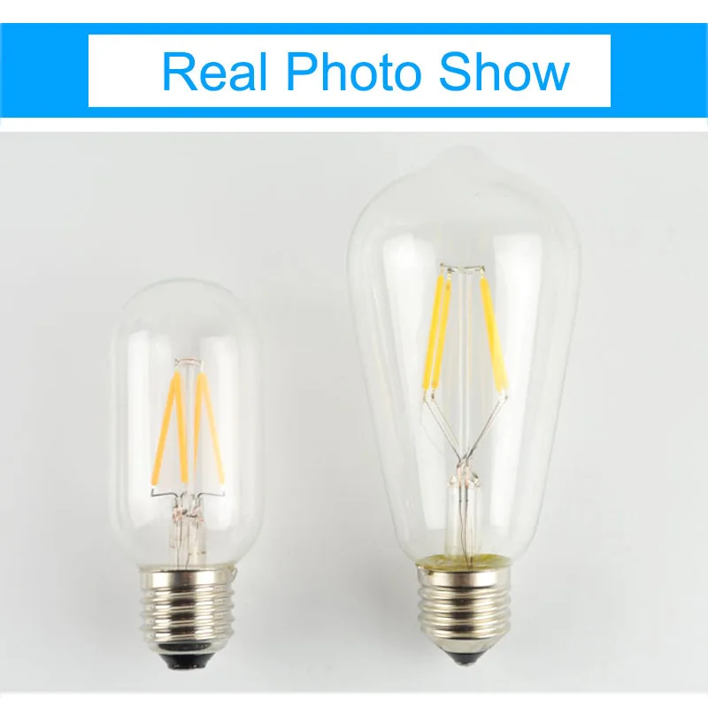 Светодиодная лампа Эдисона GreenEye T45 ST64 в стиле ретро 220 В 4/6/8 Вт|led edison|led bulb edisonled edison