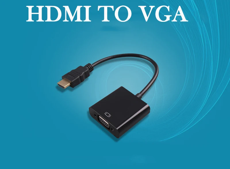 Обновленная версия 1080P HDMI в VGA конвертер HDMI2VGA Кабель-адаптер для ПК планшет ноутбук Настольный к HDTV монитор проектор