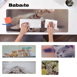 Babaite Подарочный коврик для мальчика милый кот индивидуальные коврики для мышки ноутбук коврик для мышки в стиле аниме Бесплатная доставка