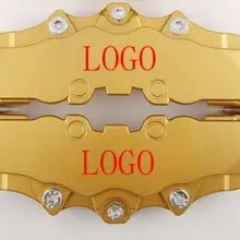 Универсальное Украшение тормозов высокого качества ABS пластиковый тормозной суппорт крышка переднего и заднего колеса 6 пар средний и 6 пар маленький