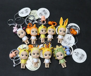 

10pcs/lot Vogue Key Chain Japan Sonney Angel Mini Nipple Super Cute Baby 5cm Figure Pendant