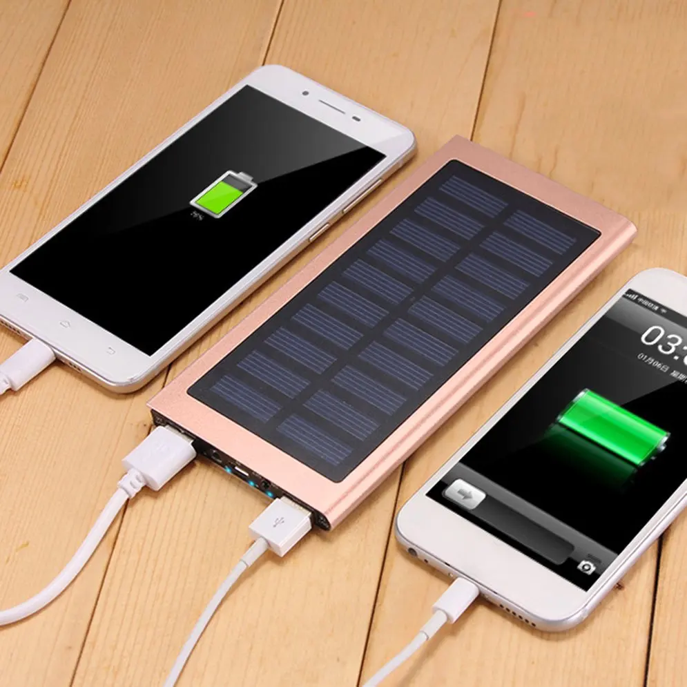 8000MAH Universal Ultra Thin External Power Bank Portable Size Dual USB