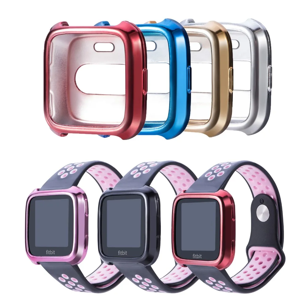 XBERSTAR Metallic Transparent Soft TPU Full Protective Shell Case Cover