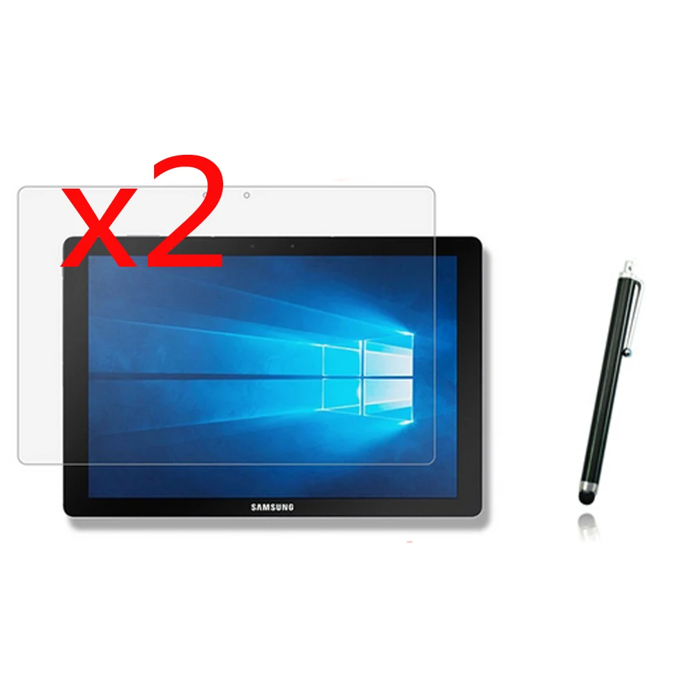 

3in1 2x Clear LCD Screen Protector Protective Film Guards +1x Stylus For Samsung Galaxy Tab Pro S W700 W703 W707 SM-W700 12