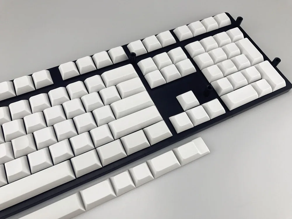 Dsa keycaps пустые печатные 117 клавиши толстые pbt для механической клавиатуры Dsa профили ANSI макет