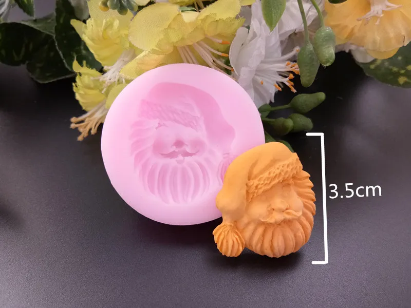 DIY Christmas Santa Claus Cartoon Silicone Fondant Mold Cake Decorating Tools Kitchen Biscuits Cookies Accessories F373 | Дом и сад