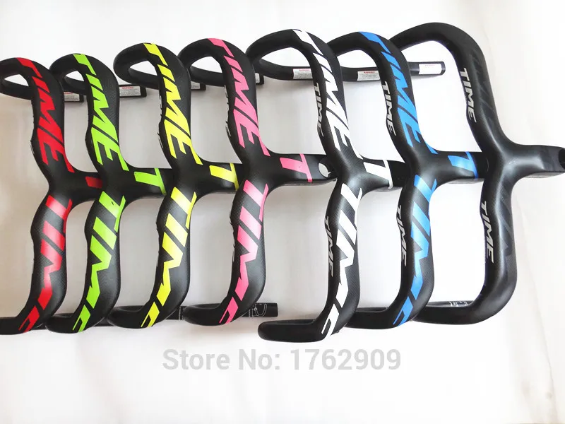 

Newest 7 colors Road bike matt 3K full carbon fibre bicycle handlebar and stem integrated with computer stent hole Free shipping