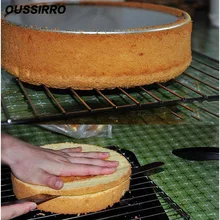 1 шт. 16-20 см нержавеющая сталь торт слоистый слайсер Регулируемый выдвижной круговой мусс кольцо вырезать Инструмент круглый торт резак