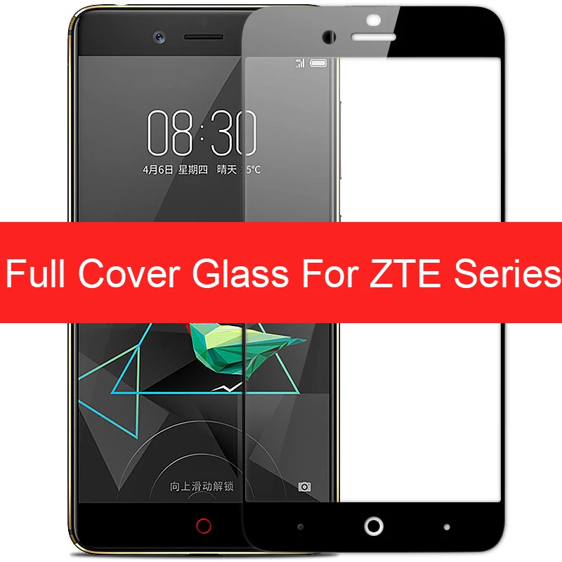 

9H Full Protective Tempered Glass For ZTE Nubia Z17 Mini Axon 7 Blade V8 Nubia Z17Mini Z17s Z 17 Z18 Z11 Mini S Minis protectors