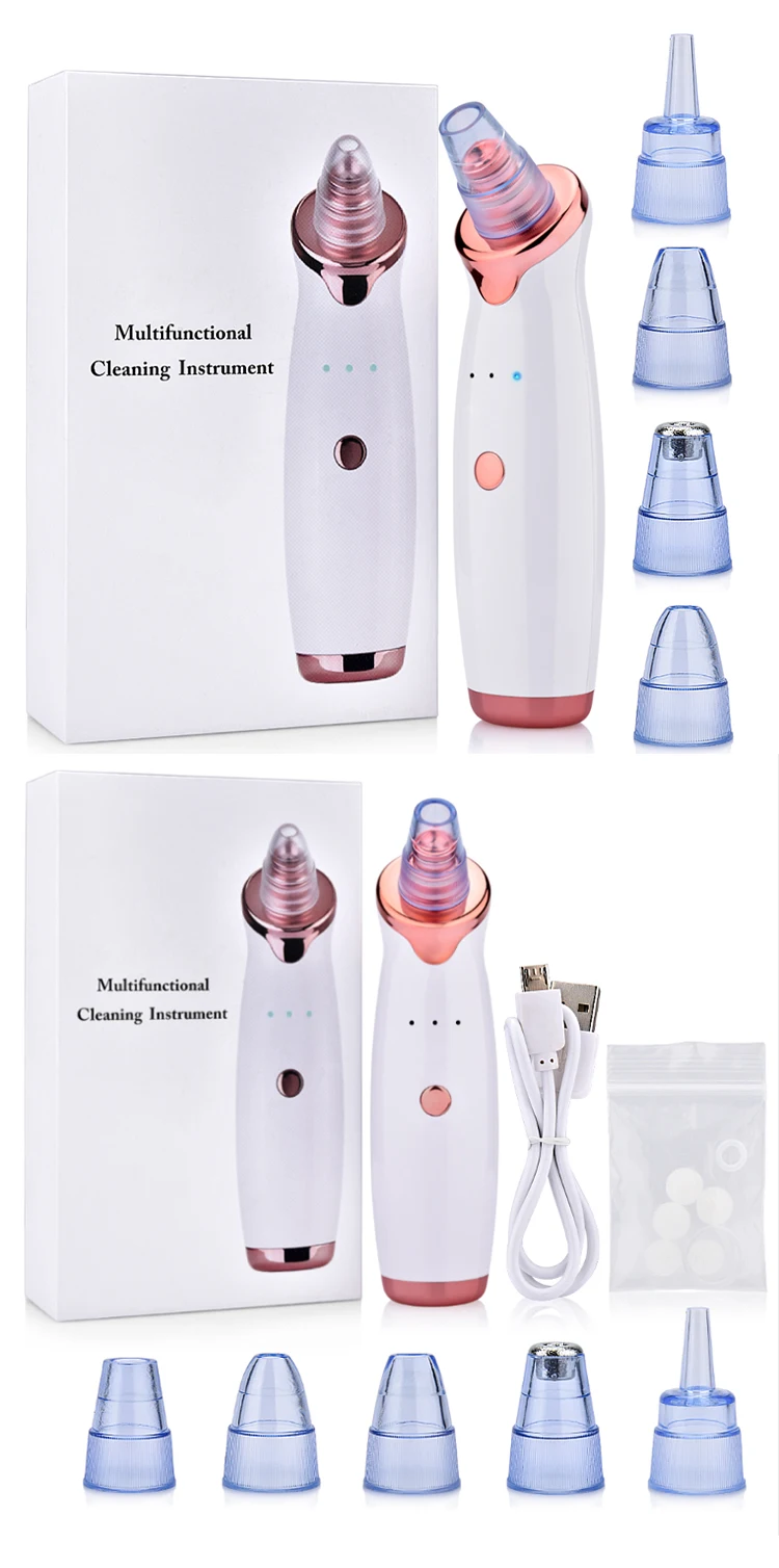 Blackhead Remover Skin Care Pore Vacuum Acne Pimple Removal Vacuum Suction Tool Facial Diamond Dermabrasion Machine Face Clean2