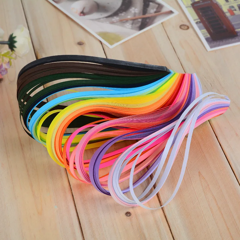 

ONE TO FOUR 260 Quilling Paper 3mm 5mm 7mm 10mm Origami Paper DIY Cards Paper Craft 26Color 10 Colors Per Color