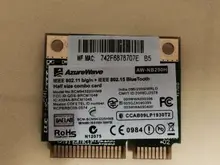 AzureWave AW-NB290 BCM2070 BCM943225HMB 300Mbps 802.11b/g/n Metade Mini Cartão PCI-Express BT3.0 Wlan Wi-fi Sem Fio