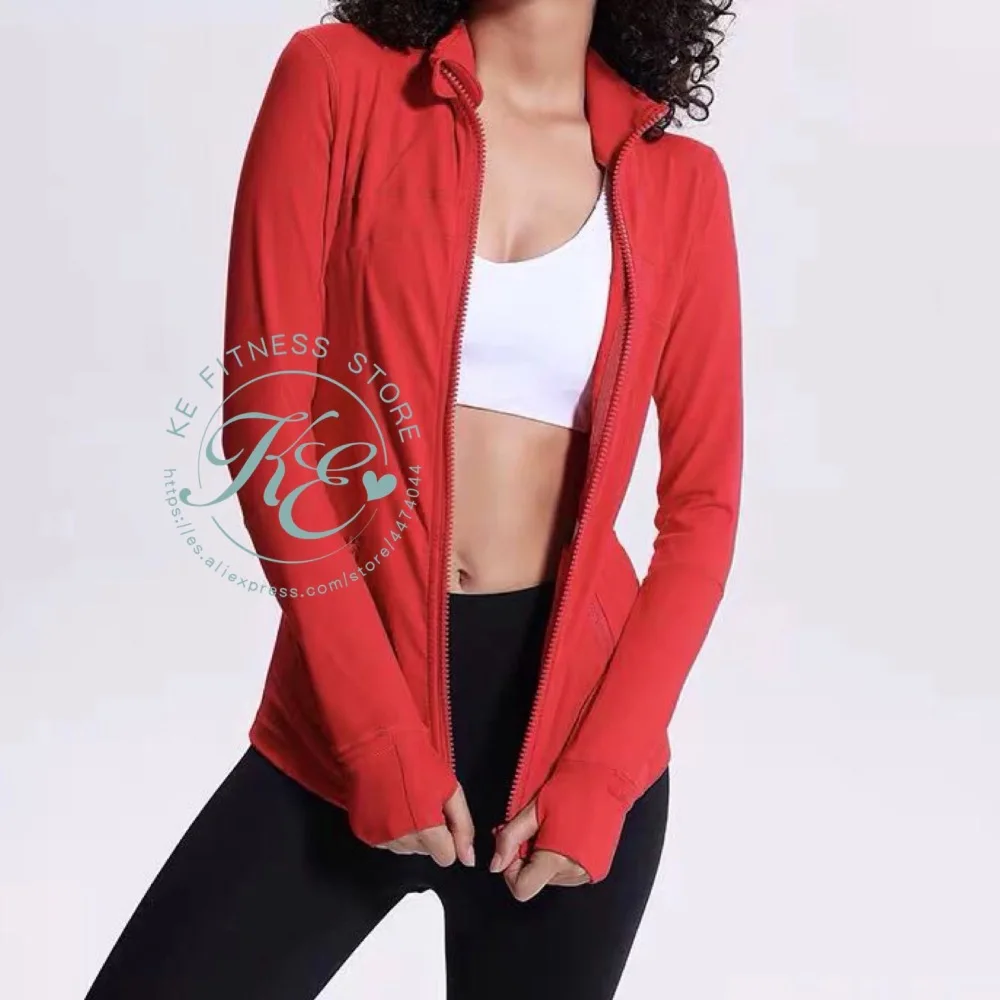 Ke nueva chaqueta femenina 2019 con bolsillos apertura mano purpura roja mujer для фитнеса, йоги, бега, быстросохнущие veste