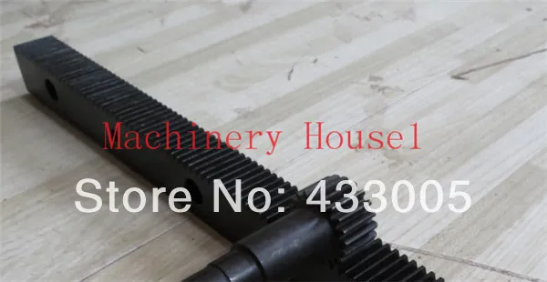

5pcs 1.25mod cnc gear rack spur gear cnc router rack 22 * 25 * L671mm+ 5pcs 103mm pinion rack and pinion