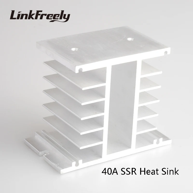 G80 Aluminum Heat Sink Dissipator For 40A Single Phase Solid State