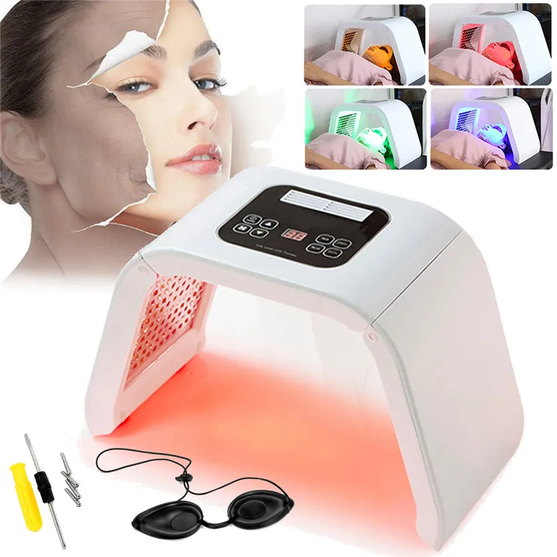 

PDT LED Light Rejuvenation Machine 4+ 6 Color Facial Mask Photon Skin Tighten Care Acne Remover Anti-wrinkle Beauty Machine